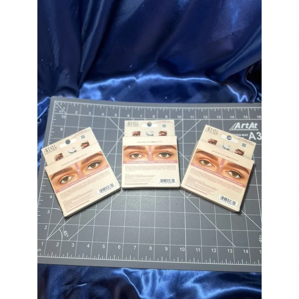 (3) ARDELL PROFESSIONAL NAKED LASHES STRIP LASHES 